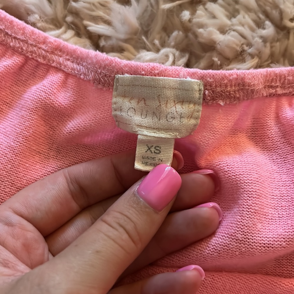 Hot Pink Ruffle Sleep Shorts - Picture 3 of 3